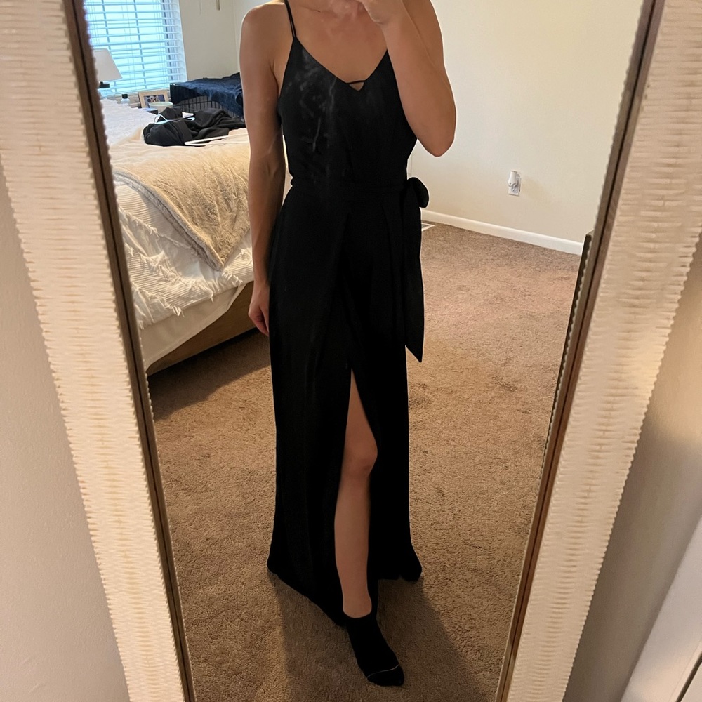 Black formal flowey jumpsuit